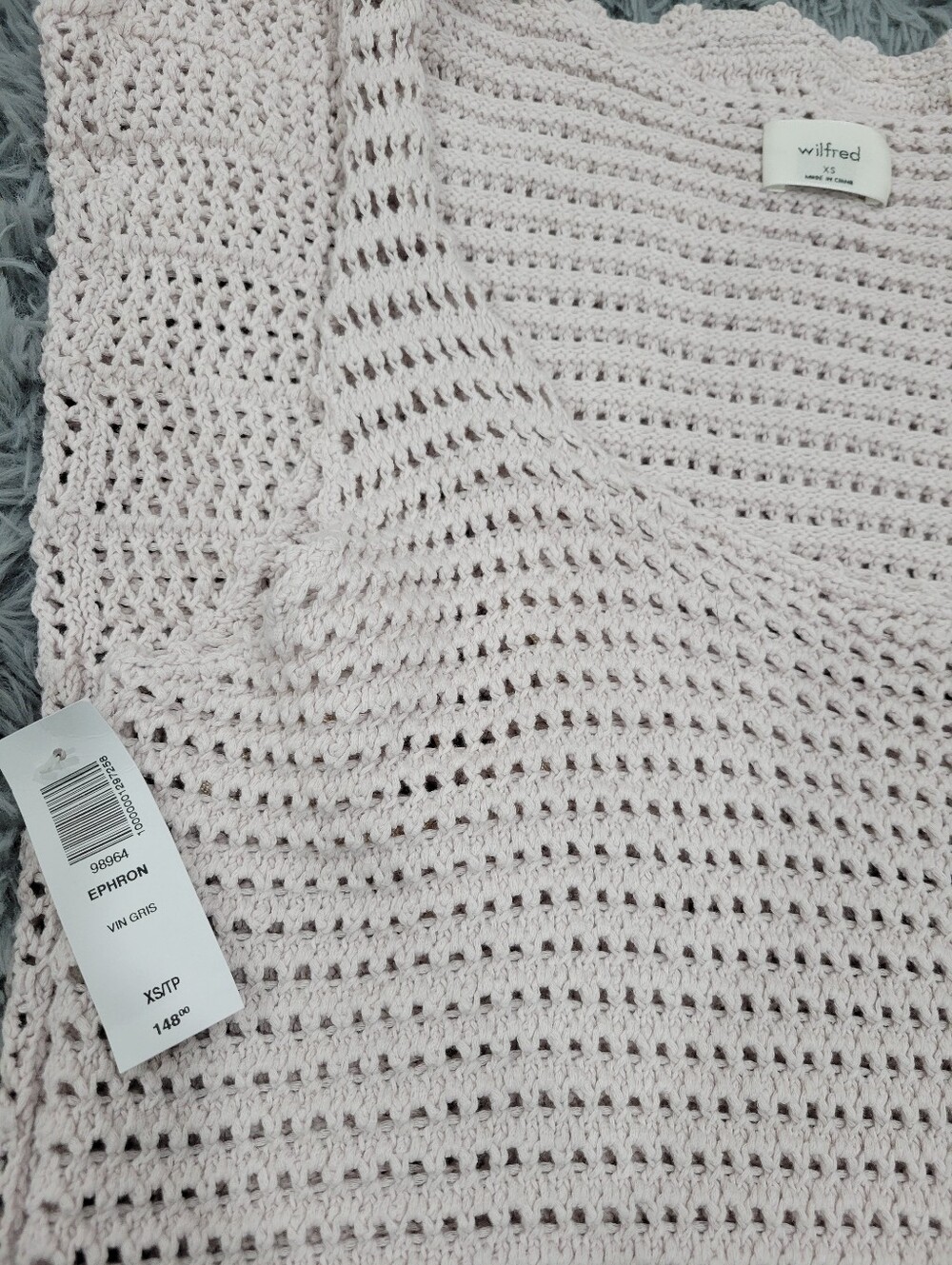 Wilfred Sheer Crochet Dress